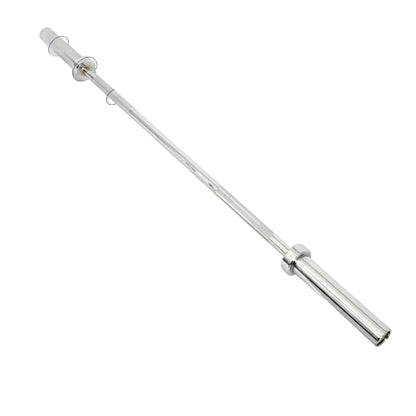  Medium-depth knurling provides a reliable grip for maximum control, helping reduce strain on hands and wrists while ensuring safety during squats, presses, and curls.
