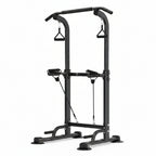 【MULTIFUNCTIONAL TRAINING SOLUTION 】Supports versatile exercises including pull-ups, push-ups, vertical knee lifts, and ligament stretching. Effectively tones and strengthens arms, core, shoulders, and chest—meets all body shaping, strength building, and flexibility training demands in one compact unit.
