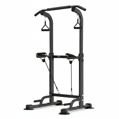 【MULTIFUNCTIONAL TRAINING SOLUTION 】Supports versatile exercises including pull-ups, push-ups, vertical knee lifts, and ligament stretching. Effectively tones and strengthens arms, core, shoulders, and chest—meets all body shaping, strength building, and flexibility training demands in one compact unit.
