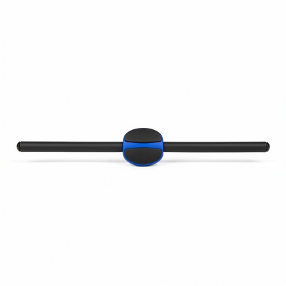 Design: Features a central padded rocker/pivot with dual handles to guide proper form during crunches and twists.
