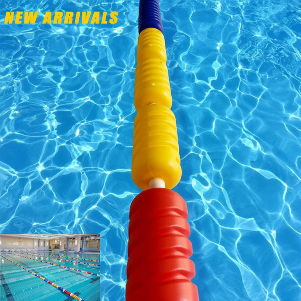 【Polyethylene Floats + Nylon Rope + Stainless Steel Hooks】: Made of high quality nylon and PE material, strong buoyancy, wear-resistant and anti-UV, no fading, and can be used for a long time. Fixed with stainless steel hooks safety float lines, very stable.
