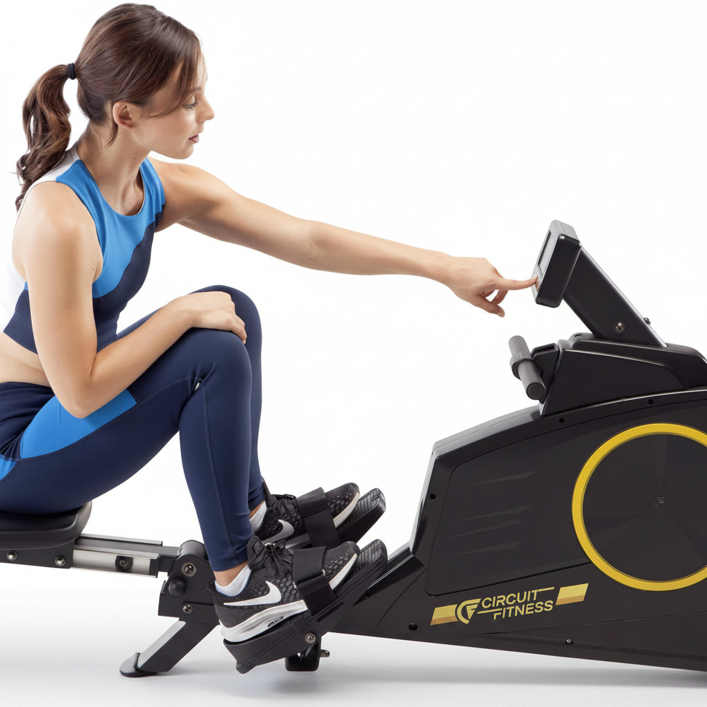 Marshal Fitness Smart Rowing Machine | جهاز التجديف المغناطيسي الذكي-  brothersshop