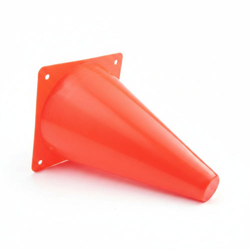  the soccer cones are made of soft polyethylene vinyl, lightweight and practical.