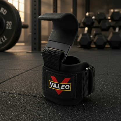 VALEO Weightlifting Wrist Wraps with Steel Hooks |  brothersshop