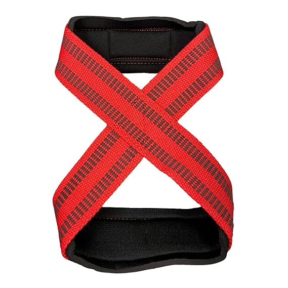 W8TRAIN Padded Figure-8 Wrist Weightlifting Straps brothersshop