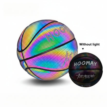 Rainbow Holographic Basketball Size 7 - كرة سلة هولوغرافيك مقاس 7