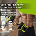 adjustable dumbbell and barbell set / طقم بار وكتيلبيل