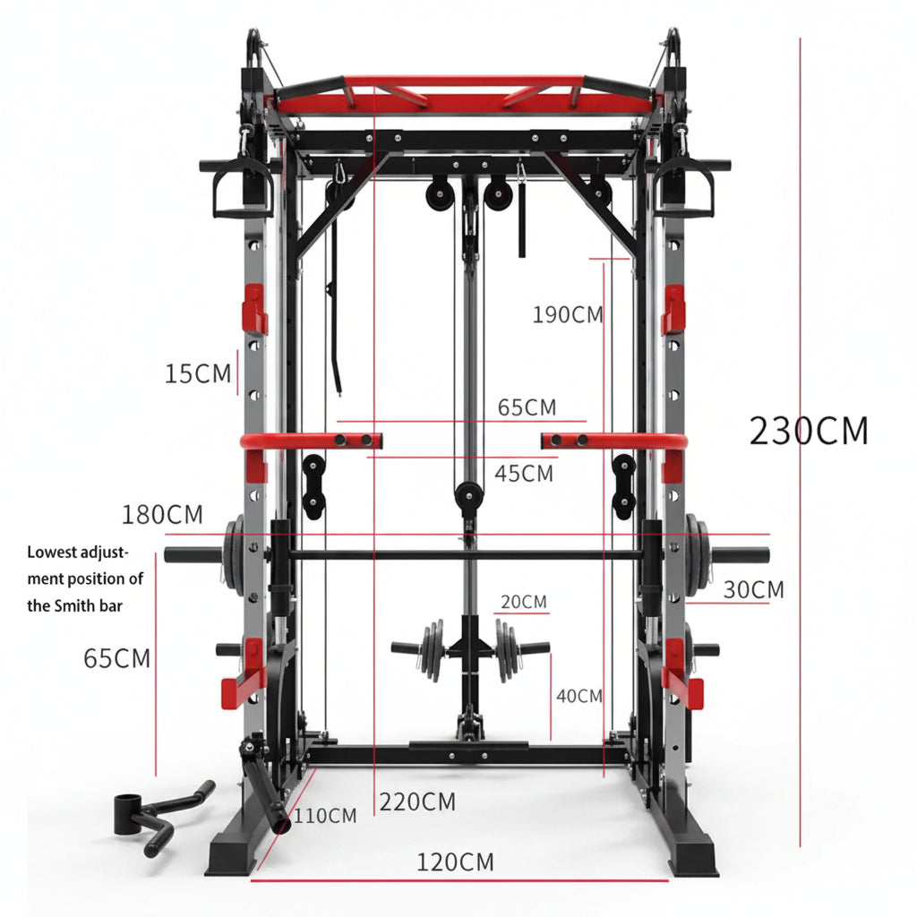 Smith Machine With Cable-brorherrshop