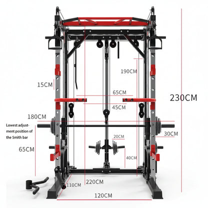Smith Machine With Cable-brorherrshop