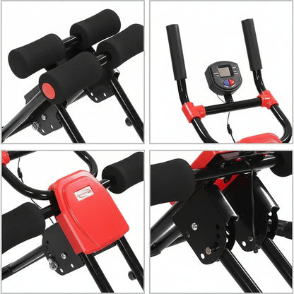 red and black exercise machine 