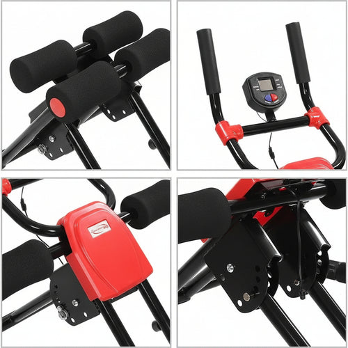 red and black exercise machine 