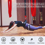 Gravity Yoga Bungee Dance Rope kit have passed test , it is elastic & safety 