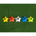 Crafted from durability ABS materials, the five pointed agility discs withstand intense outdoor use while providing clear visual markers for effective soccer drills and feetwork exercises
