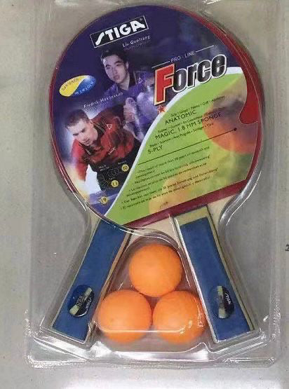 STIGA Table Tennis Bat Twin Pack