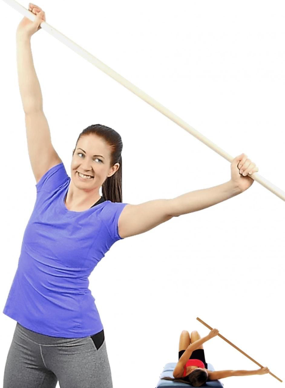 Wooden aerobic stick