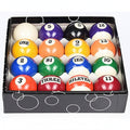Well-balance and spin for jump shot and trick shot. This pool balls billiard set has uniform density, easy to roll up and control.
