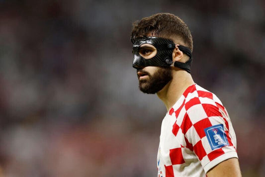 Face protection for players and goalkeepers