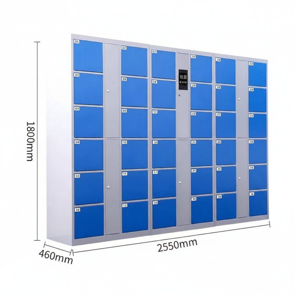 Locker Electronic Parcel Storage Cabinet - خزانة للنوادي ٣٦ كبين
