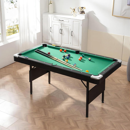 7ft Wooden Pool Table