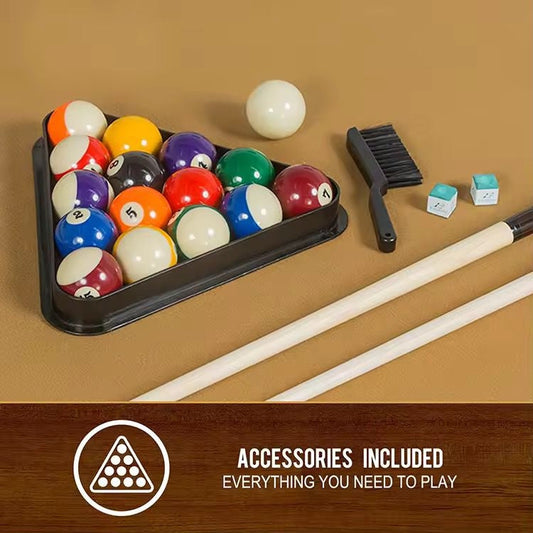 8ft wooden pool table