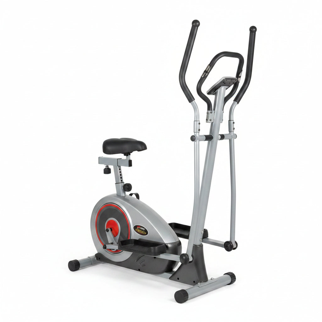 Elliptical trainer on a white background