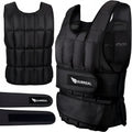 Black weight vest with Surreal branding on a black background