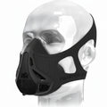 Black and gray athletic mask with 'Phantom Athletics' branding on a white background