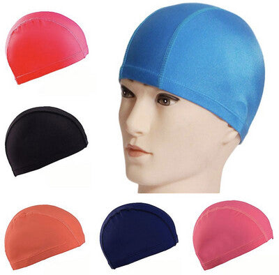 Swimming fabric cap