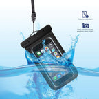  Waterproof Mobile Pouch for iPhone, Samsung, OnePlus, Redmi, Realme, Vivo & Oppo | Touch Screen Compatible | Fits Smartphones Up to 7 Inch (2, Yellow)
