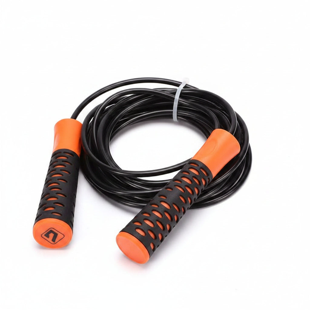 Liveup PVC Jump Rope, Black/Orange
