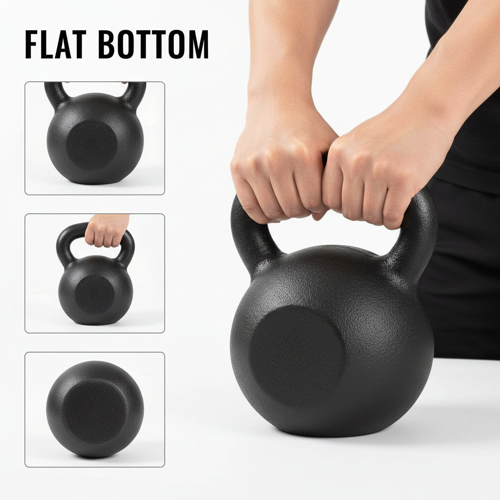  kettlebell with '' branding, showing 