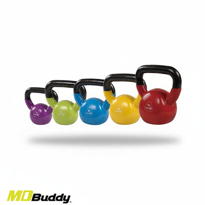 Super quality - Cast Iron Kettlebell Weight, all-steel one-piece casting, , plastic coating, comfortable spacious kettlebell handle resistant to drops and pressure.
