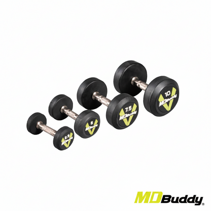 Fixed Design: Heads are permanently attached for safety and durability