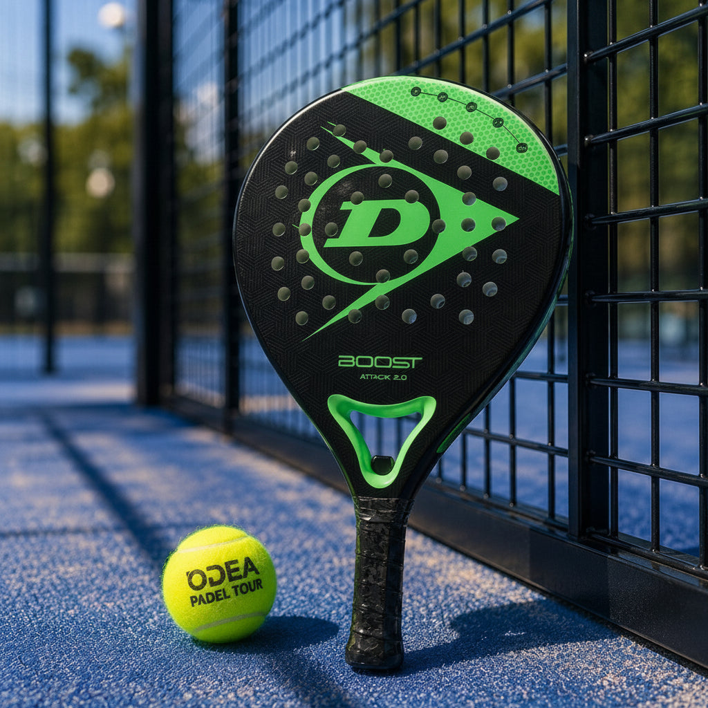 مضرب بادل DUNLOP أصلي من الشركة
