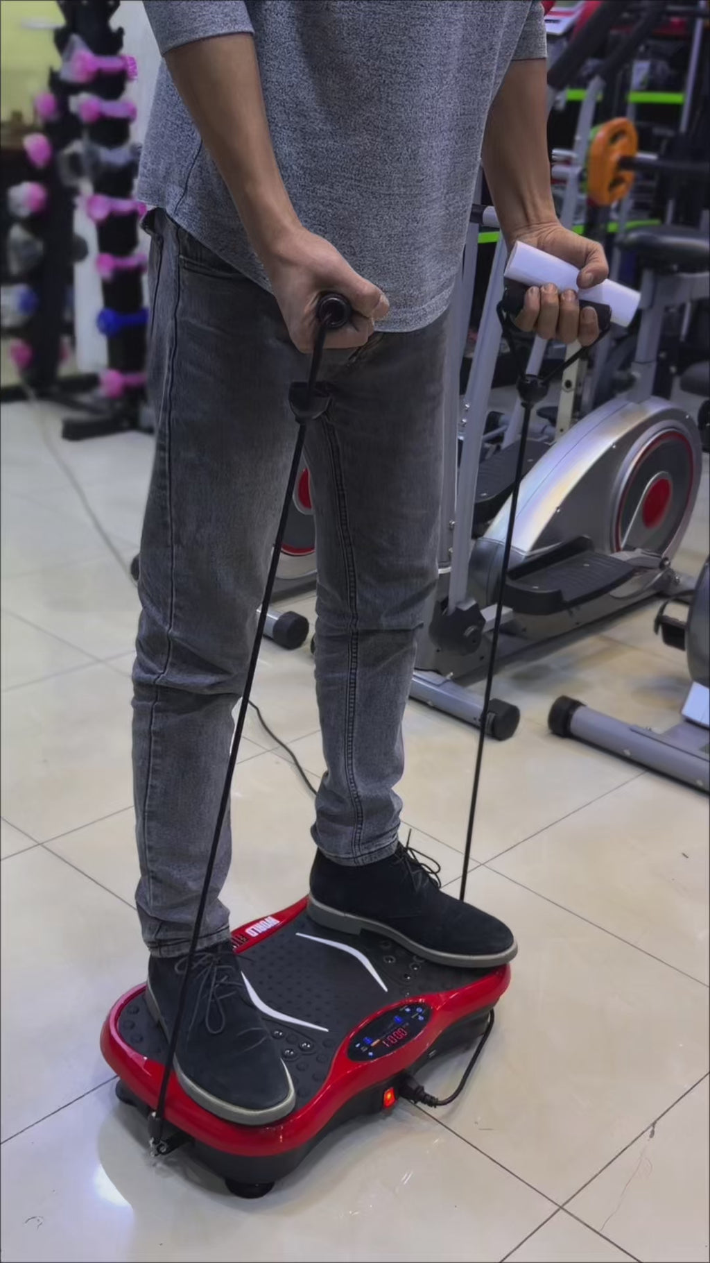 Fitness Vibration Plate Exercise Machine – Full Body Shaker | لوح اهتزاز رياضي كامل الجسم