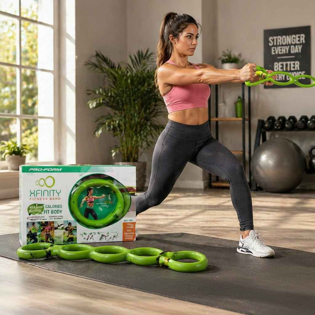 Pro-Form Xfinity Fitness Band with Workout DVDs and Meal Plan 