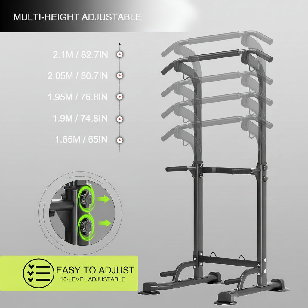 【Leave complexity in the past; keep your workout pure】 While folding fitness racks claim to save space, the assembly, disassembly, storage, and setup required for every session are not only tedious and time-consuming but can also make you dread working out after a long,
