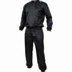 Kabalo Black Heavy Duty One-Size-Fits-All Sweat Suit Sauna Suit Exercise Gym 