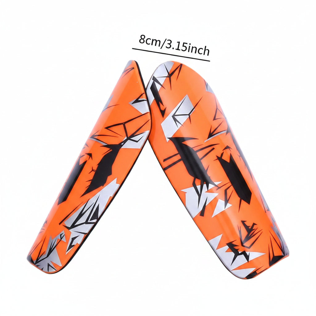 Quality material‘: These soccer shin guards are made of quality pp and eva materials, with a soft and wear resistant interior, ensuring long term use
