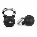 Cast Iron Kettlebell Dumbbells Nickel Handle - Workout - Weight Lifting - Fitness Grip Weights Ball (1 Piece)
