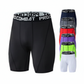 Mens Compression Shorts Running Spandex Tights Bike Sports Base Layer Short Workout Athletic Performance Underwear

