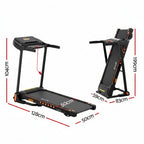 Running Surface: 39 × 105 cm
Machine Dimensions: 133.5 × 62 × 145 cm