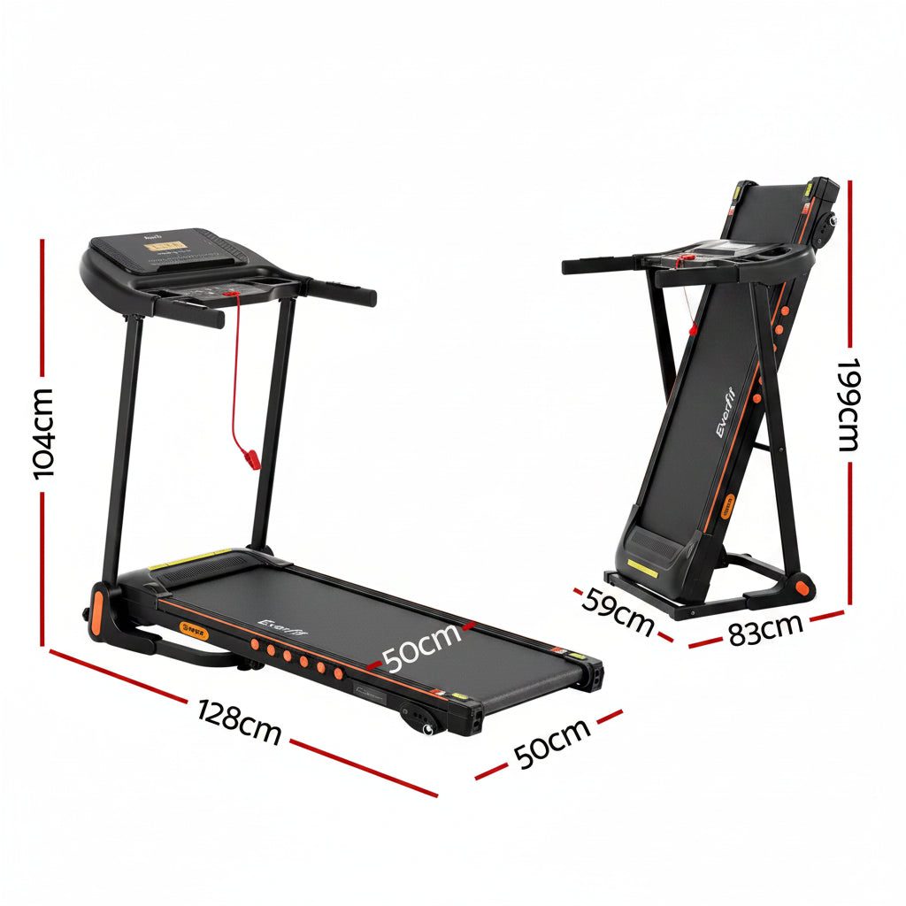 Running Surface: 39 × 105 cm
Machine Dimensions: 133.5 × 62 × 145 cm