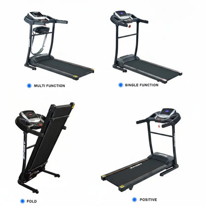 Treadmill Smart Fit X501D, g, massage belt, 2 HP motor, weight 120 kg Screen to measure. speed. time. Heart rate calories and distance, MP3, speed ​​10 km/h 8 programs, safety key
