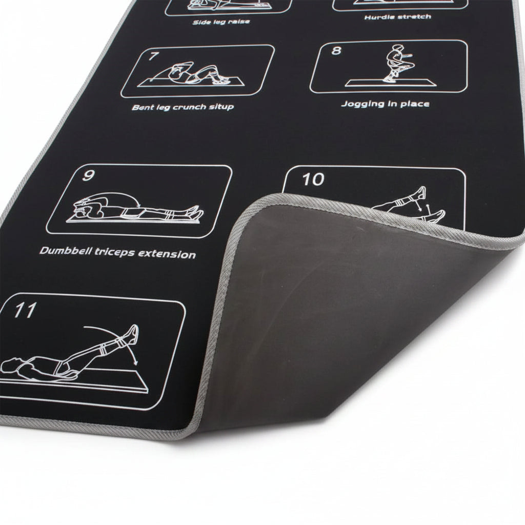 Ideal as a Thick Exercise Yoga Mat or Portable Workout Yoga Mat for fitness routines.

Supports a wide range of workouts, including yoga, pilates, and strength training.