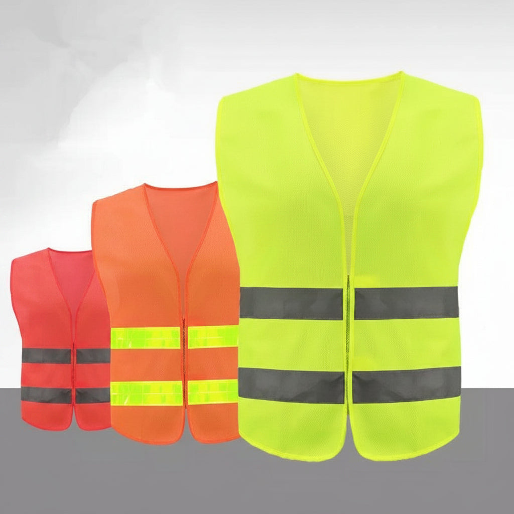 Custom Safety Vest, High Visibility Vest for Men, Construction Reflective Hi Vis Workwear
