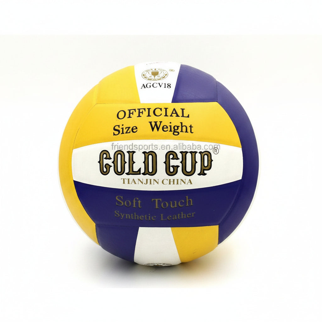 GOLD CUP AGCV18 Soft Touch Synthetic Leather Volleyball
